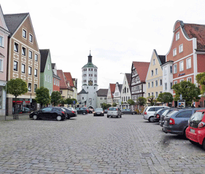 Konzept zum barrierefreier Umbau Stadt Guenzburg und Feinuntersuchung Marktplatz